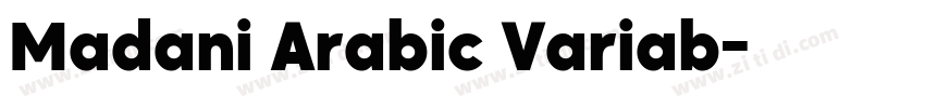 Madani Arabic Variab字体转换
